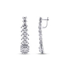 2,43 ct. Diamant Baguette Ohrringe