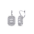 1,72 ct. Diamant Baguette Ohrringe