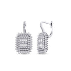 1,72 ct. Diamant Baguette Ohrringe