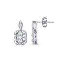 0,41 ct. Diamant Baguette Ohrringe