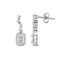 0,33 ct. Diamant Baguette Ohrringe