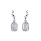 0,33 ct. Diamant Baguette Ohrringe