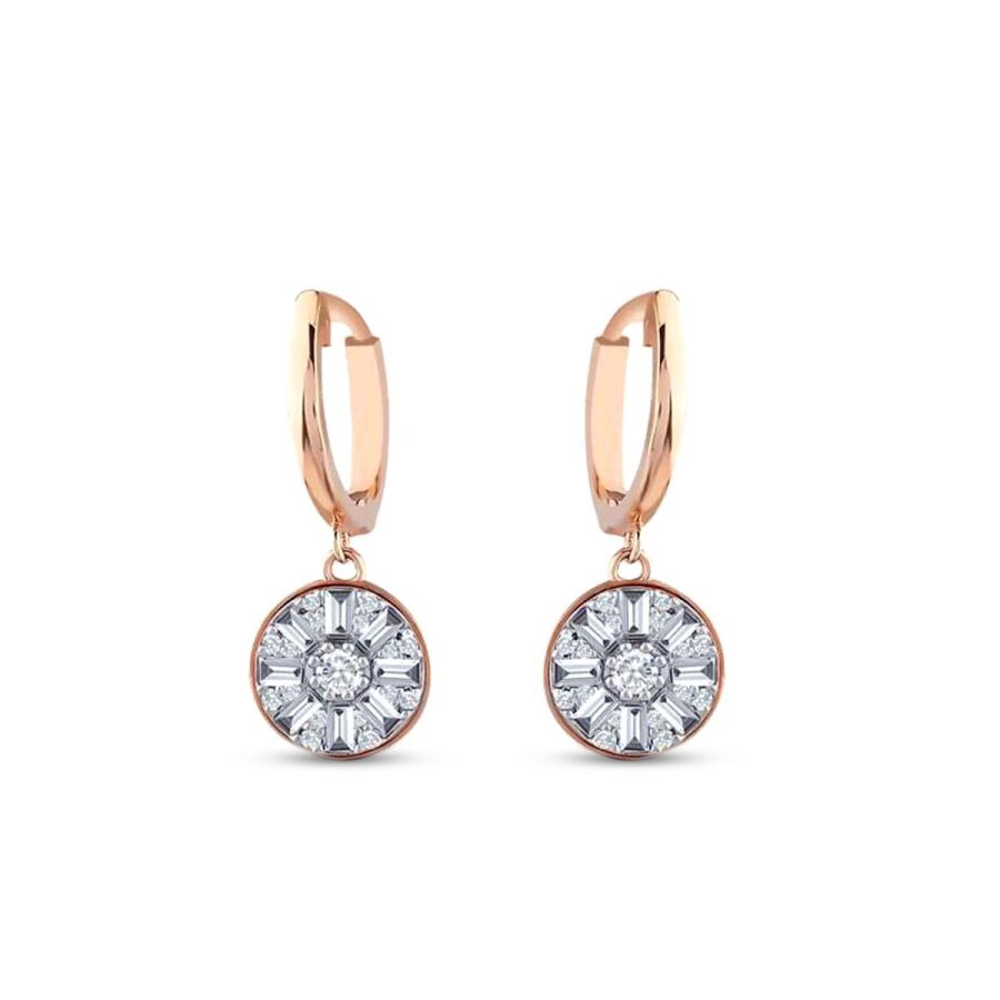 0.60 ct. Diamant Trend Baguette Ohrringe