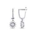 0,56 ct. Diamant Baguette Ohrringe
