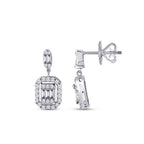 0,59 ct. Diamant Baguette Ohrringe