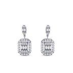 0,59 ct. Diamant Baguette Ohrringe