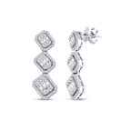 1,60 ct. Diamant Baguette Ohrringe