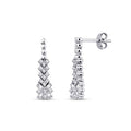 0,50 ct. Diamant Baguette Ohrringe