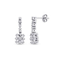 0,35 ct. Diamant Baguette Ohrringe