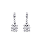0,35 ct. Diamant Baguette Ohrringe