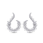 0,88 ct. Diamant Baguette Ohrringe