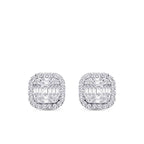 0,97 ct. Diamant Baguette Ohrringe
