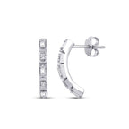 0,25 ct. Diamant Baguette Trend Ohrringe
