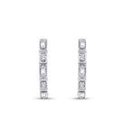 0,25 ct. Diamant Baguette Trend Ohrringe