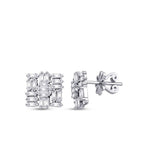 0,87 ct. Diamant Baguette Ohrringe