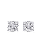 0,87 ct. Diamant Baguette Ohrringe