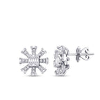 0,45 ct. Diamant Baguette Ohrringe