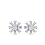 0,45 ct. Diamant Baguette Ohrringe
