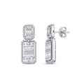 1,14 ct. Diamant Baguette Ohrringe