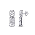 1,14 ct. Diamant Baguette Ohrringe