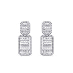1,14 ct. Diamant Baguette Ohrringe