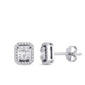 0,29 ct. Diamant Baguette Ohrringe
