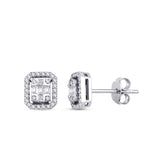 0,29 ct. Diamant Baguette Ohrringe