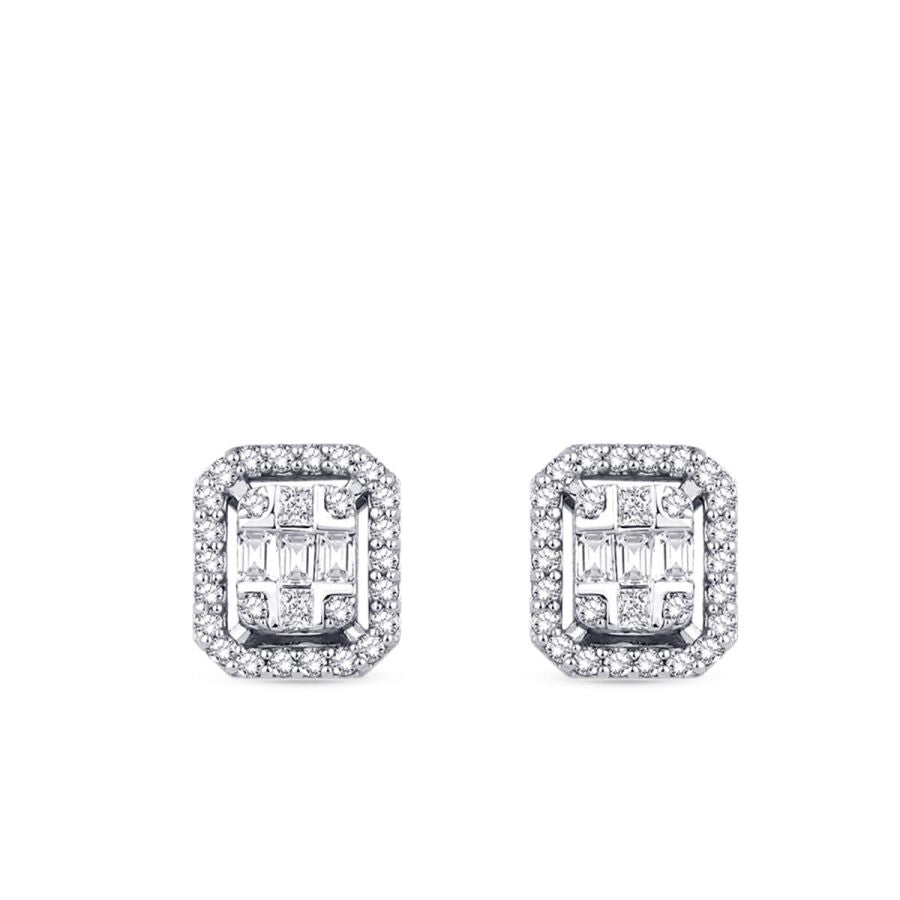 0.29 ct. Diamant Baguette Ohrringe