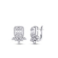 0,95 ct. Diamant Baguette Ohrringe