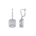 0,83 ct. Diamant Baguette Ohrringe