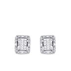0,28 ct. Diamant Baguette Ohrringe