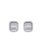 0,36 ct. Diamant Baguette Ohrringe