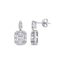 0,41 ct. Diamant Baguette Ohrringe