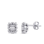 0,19 ct. Diamant Baguette Ohrringe