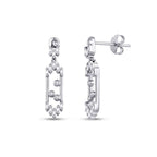 0,24 ct. Diamant Baguette Ohrringe