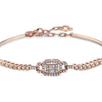 0,38 ct. Diamant Baguette Armreif