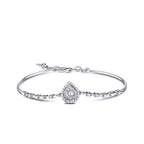 0,50 ct. Diamant Baguette Tropfen Armreif