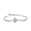 0.50 ct. Diamant Baguette Tropfen Armreif