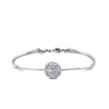 0,43 ct. Diamant Baguette Armreif
