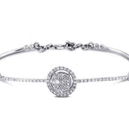0,43 ct. Diamant Baguette Armreif