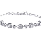 0,63 ct. Diamant Baguette Armreif