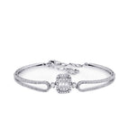 1,16 ct. Diamant Baguette Armreif