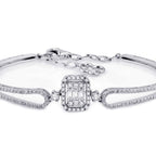 1,16 ct. Diamant Baguette Armreif