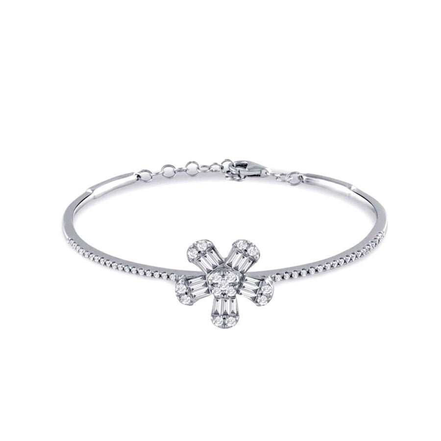 1,00 ct. Diamant Baguette Armreif