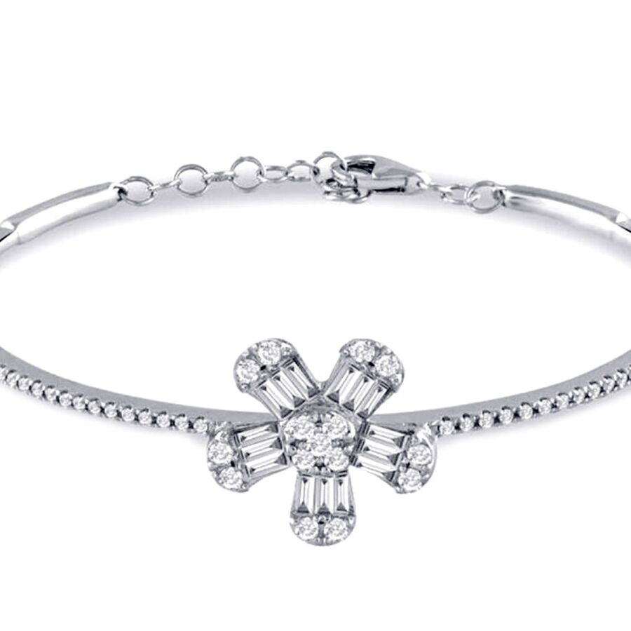1,00 ct. Diamant Baguette Armreif