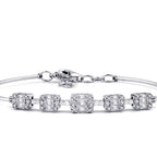 0,60 ct. Diamant Baguette Armreif