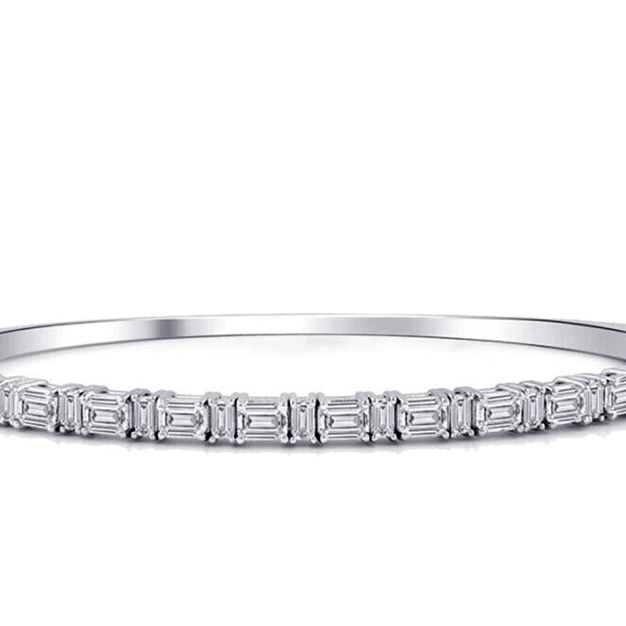 3,06 ct. Diamant Baguette Armreif