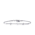0,32 ct. Diamant Tropfen Armreif