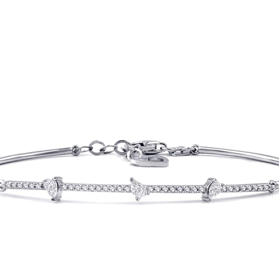 0,32 ct. Diamant Tropfen Armreif