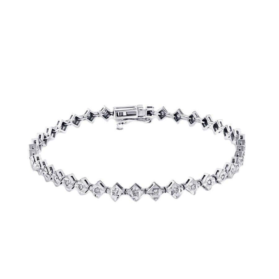 0,25 ct. Diamant Tennis Armband